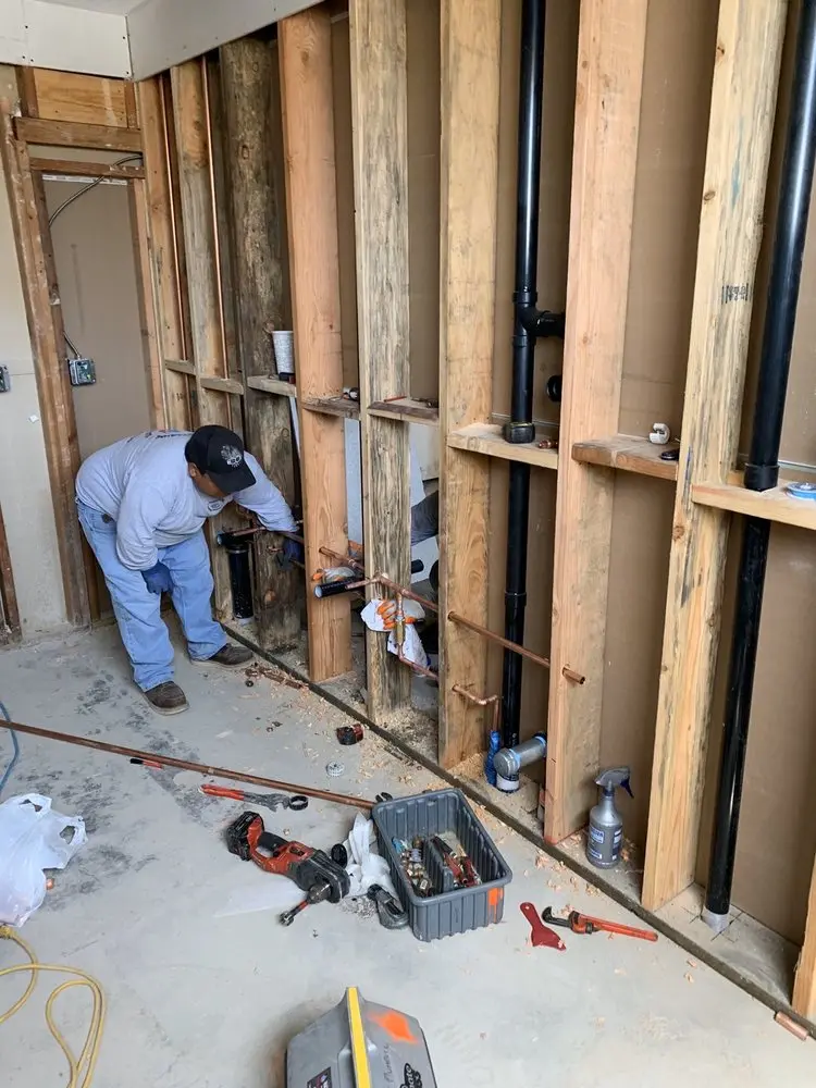 Commercial rough-in plumbing for Gas Line Repair in Newton Heights